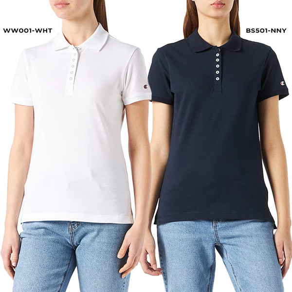 Polo in piquet di cotone donna Champion Legacy American Classics