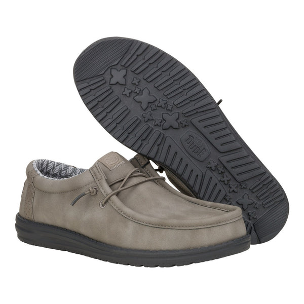 Wally Classic Grey Hey Dude Shoes